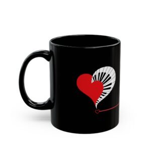 Music Heals Mug — Black Coffee Cup